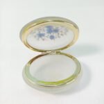 Μπιζουτιέρα vintage γυάλινη με διακόσμηση λουλουδιών - Image 5