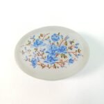 Μπιζουτιέρα vintage γυάλινη με διακόσμηση λουλουδιών - Image 6