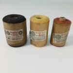 3 καρούλια Γερμανικής βαμβακερής κλωστής SS του Τρίτου Ράιχ (WWII)