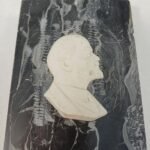 Πλακέτα μαρμάρινη με ανάγλυφο πορτρέτο του Λένιν - Image 3