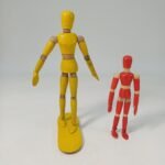 Ξύλινα καλλιτεχνικά μανεκέν (2 τεμάχια)