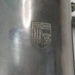 Επάργυρα σκεύη "FW Broggi Milano" με το έμβλημα των Ιταλικών Νήσων Αιγαίου Πελάγους (1912-1943) LOT 3 τεμαχίων - Image 2