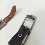 Vintage ισπανική ζώνη από μέταλλο και δέρμα - Image 3