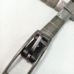 Vintage ισπανική ζώνη από μέταλλο και δέρμα - Image 4