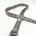 Vintage ισπανική ζώνη από μέταλλο και δέρμα - Image 5