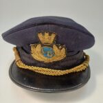 Πηλήκιο ανώτερου αξιωματικού εμπορικού ναυτικού ή ιδιωτικής ναυτιλιακής γραμμής, Ιταλικής κατασκευής (Μεταπολεμική περίοδος)