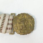 Βουλγαρική ζώνη στρατιωτικής παρέλασης (λευκή - κόκκινη) - Image 3