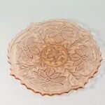 Γυάλινα πιατικά σε σχήμα λουλουδιού σε ροζ και καφέ αποχρώσεις (LOT 14 τεμαχίων) - Image 3