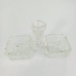 LOT ειδών σερβιρίσματος (κανάτα/καράφα/αλατοπίπερο/μεταλλικά πιατάκια) (7 τεμάχια) - Image 7