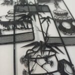 Διακοσμητικά μεταλλικά καδράκια τοίχου με ανάγλυφα σχέδια (3 τεμάχια) - Image 5