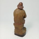 Πήλινη φιγούρα ψαρά "BerckPlage- Une Bonne Pipe" Νο. 387 του καλλιτέχνη Louis Alphonse Hanne (1856-1908) - Image 3