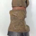 Πήλινη φιγούρα ψαρά "BerckPlage- Une Bonne Pipe" Νο. 387 του καλλιτέχνη Louis Alphonse Hanne (1856-1908) - Image 5