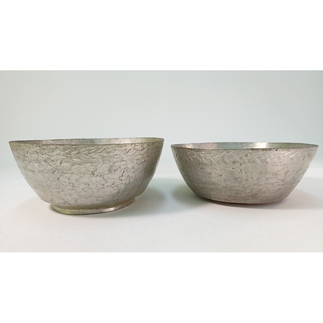 7S2-8-A-20250812_084538 Μεταλλικά μπολ, vintage (2 τεμάχια) - Image 1