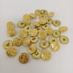 Κουμπιά ναυτικής ενδυμασίας (μεταλλικά, χρυσά) (100 τεμάχια) -size 30-