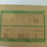 Κουμπιά ναυτικής ενδυμασίας (μεταλλικά, χρυσά) (100 τεμάχια) -size 36- - Image 3