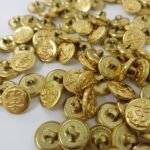 Κουμπιά ναυτικής ενδυμασίας (μεταλλικά, χρυσά) (100 τεμάχια) -size 24- - Image 2