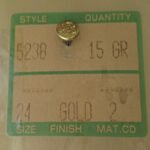 Κουμπιά ναυτικής ενδυμασίας (μεταλλικά, χρυσά) (100 τεμάχια) -size 24- - Image 3