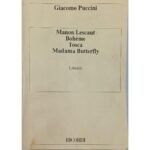 "Manon Lescaut - Bohème - Tosca - Madama Butterfly" Giacomo Puccini (1983)