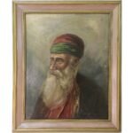 Ελαιογραφία "Πορτρέτο Τούρκου" τέλη του 19ου έως αρχές του 20ού αιώνα