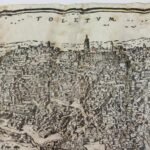 Χάρτης-περγαμηνή "TOLETUM-Civitates Orbis Terrarum" F. Hogenberg 16ου αιώνα - Image 3