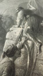 "Έξοδος της φρουράς του Μεσολογγίου - 10/22 Απριλίου 1826" του Θεόδωρου Βρυζάκη 1856 (Χαρακτικό αφιερωμένο στον Βασιλέα Όθωνα Α΄) - Image 5