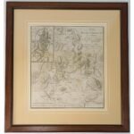 Χαρακτικό - Χάρτης Τρίπολης "Plan de la Plaine de Tripolitza en Morée (1804)" με κορνίζα