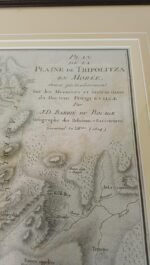 Χαρακτικό - Χάρτης Τρίπολης "Plan de la Plaine de Tripolitza en Morée (1804)" με κορνίζα - Image 2