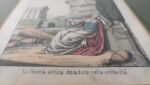 Επιζωγραφισμένη γκραβούρα "La Grecia antica decaduta nella schiavitu" Galleria Antica - Tav.39 του 19ου αιώνα - Image 3