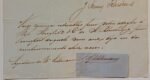 Χειρόγραφη επιστολή με την υπογραφή "Heinrich Schliemann" (Ερρίκου Σλήμαν) 10/8/1858 - Image 3