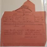 Τηλεγράφημα "Τζόρτζιο ντε Κίρικο" από τον Βόλο 22/5/1897