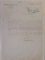 WII-Δεύτερος Παγκόσμιος Πόλεμος "Σταύρος Γυφτάκης" & "Γαιανθρακεμπορική εταιρία" 1941 Πάτρα (LOT 2 τεμαχίων) - Image 2