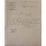 Χειρόγραφη επιστολή "ΝΙΚ. Δ. ΛΟΥΒΗΣ (Nic. D. Louvis)" 1926 από τον Πειραιά