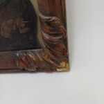 Πίνακας ελαιογραφία προσωπογραφία κοριτσιού, υπογράφεται "KOUTURE" (πρώτο μισό 20ού αιώνα) - Image 5