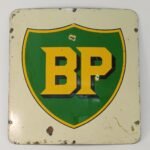 Συλλεκτική μεταλλική πινακίδα "BP" με επικάλυψη σμάλτου