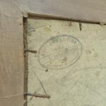 Πίνακας ελαιογραφίας "Τοπίο στην εξοχή" (προπολεμική περίοδος) με υπογραφή δυσανάγνωστη - Image 7