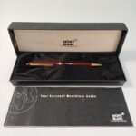 Στυλό Montblanc "Meisterstück" Germany (μπορντό- χρυσό) (Ballpoint pen)