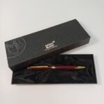 Στυλό Montblanc "Meisterstück" Germany (μπορντό- χρυσό) (Ballpoint pen) - Image 6
