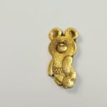 Συλλεκτική χρυσή καρφίτσα Misha - Ολυμπιακοί Αγώνες Ρωσίας 1980