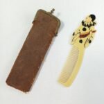 Vintage χτένα με θήκη (μέσα 20ού αιώνα)