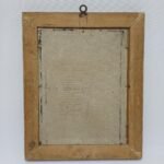 Πίνακας ελαιογραφία (σε hardboard) "Ενδυμασία Αμαλίας" Φ. ΤΣΑΚΙΡΗΣ 1950 - Image 4