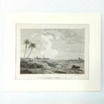 Γκραβούρα "Vue du Fort S. George a Madras prise à l'est" 1812