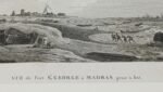 Γκραβούρα "Vue du Fort S. George a Madras prise à l'est" 1812 - Image 4