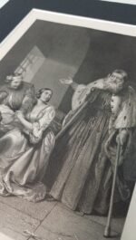 Γκραβούρα "The Doge Foscari Pronouncing Sentence of Exile upon his Son" 1840 - Image 3