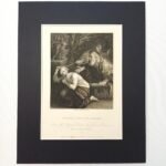 Γκραβούρα "Susanna and the Elders" 19ος αιώνας