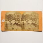 Στερεοσκοπική Φωτογραφία "MARSEILLE - Marché aux Fleurs" (τέλη 19ου- αρχές 20ού αιώνα)