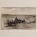 Vintage Καρτ Ποστάλ "Räumboote im Manöver" (δεύτερο μισό 20ού αιώνα)