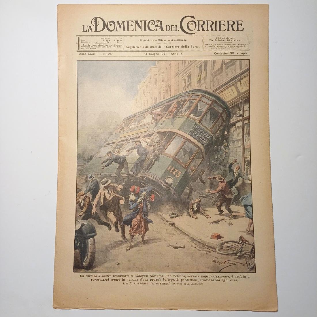 DB3-49-20260123_202107-1100x1100 Eφημερίδα "La Domenica del Corriere" Έτος XXXIII, Αριθμός 24 - 14 Ιουνίου 1931 - Image 1