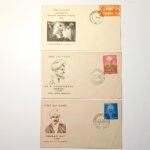 Φάκελοι Φιλοτελισμού "Historical Anniversaries and Personalities" Βομβάη, 1958-1960 (LOT 3 τεμαχίων)