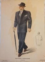 Λιθόγραφες εκτυπώσεις μόδας "MAYFAIR FASHIONS, LONDON" και "ADAM, La Revue de l'Homme" (έως τα μέσα 20ού αιώνα- LOT 15 τεμαχίων) - Image 3