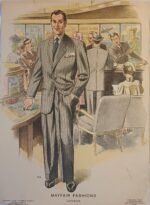 Λιθόγραφες εκτυπώσεις μόδας "MAYFAIR FASHIONS, LONDON" και "ADAM, La Revue de l'Homme" (έως τα μέσα 20ού αιώνα- LOT 15 τεμαχίων) - Image 5